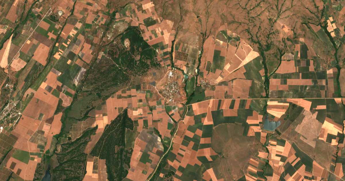 Satellitenkarte von Štit