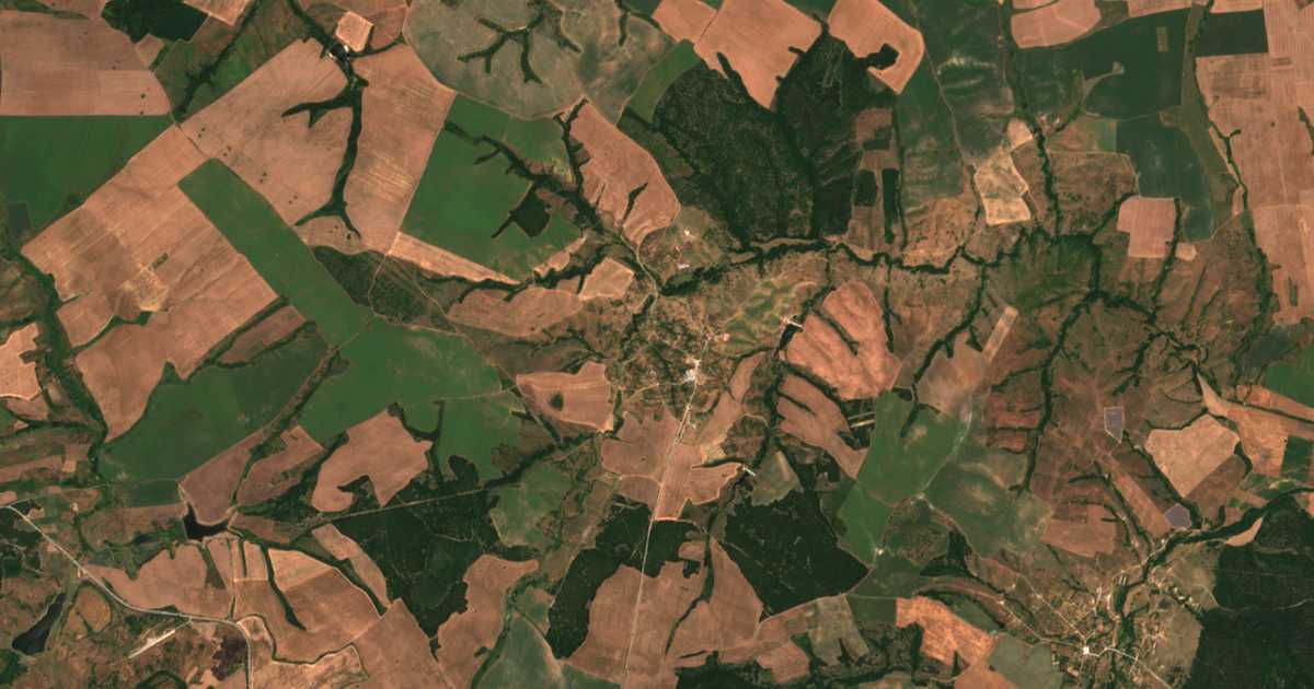 Satellitenkarte von Kamenna reka