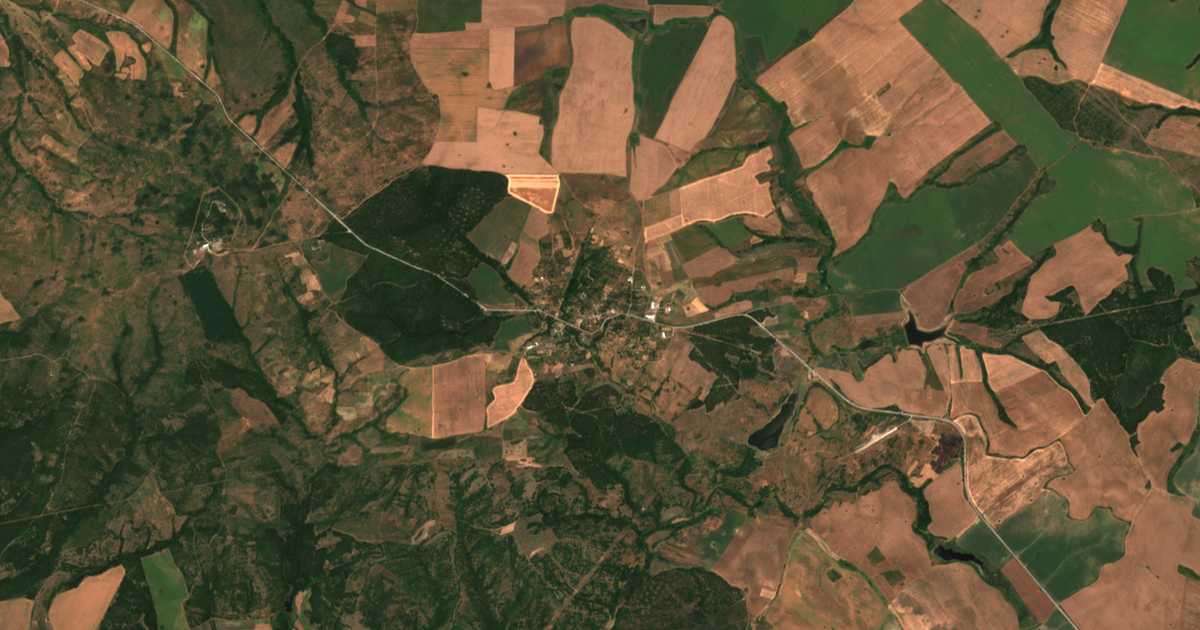 Satellitenkarte von Svetlina
