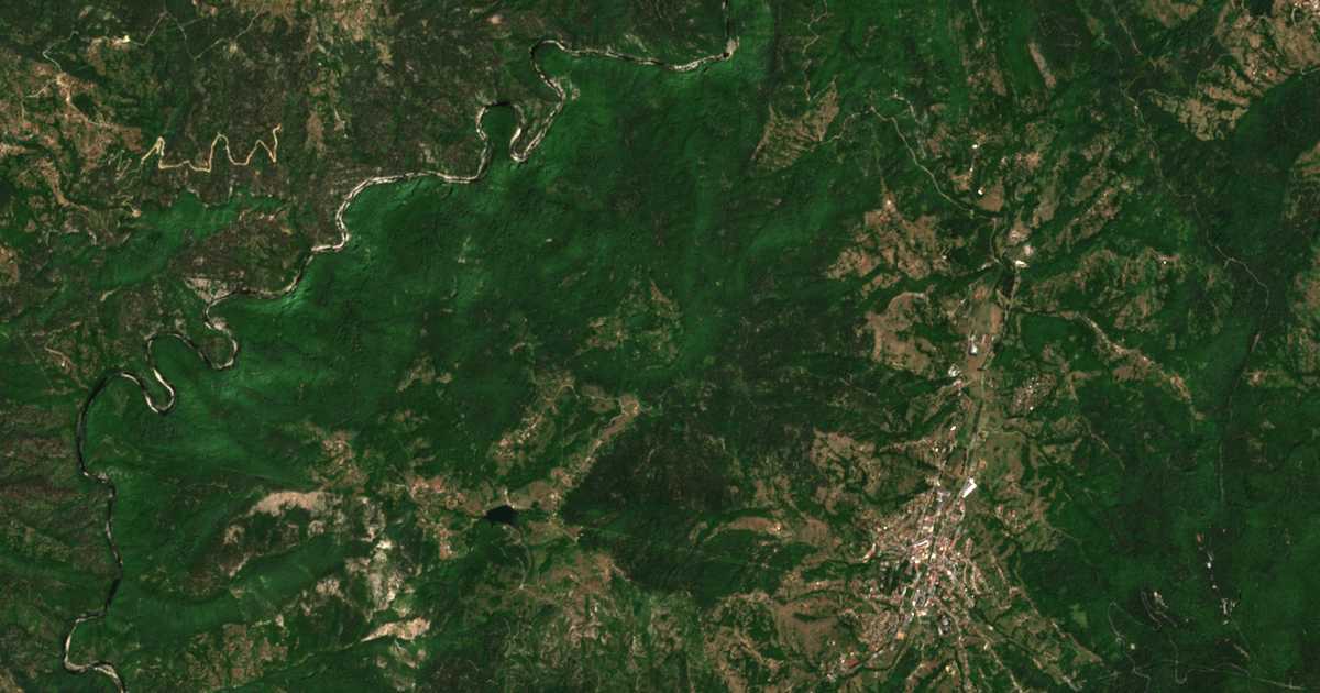 Satellitenkarte von Achrjansko