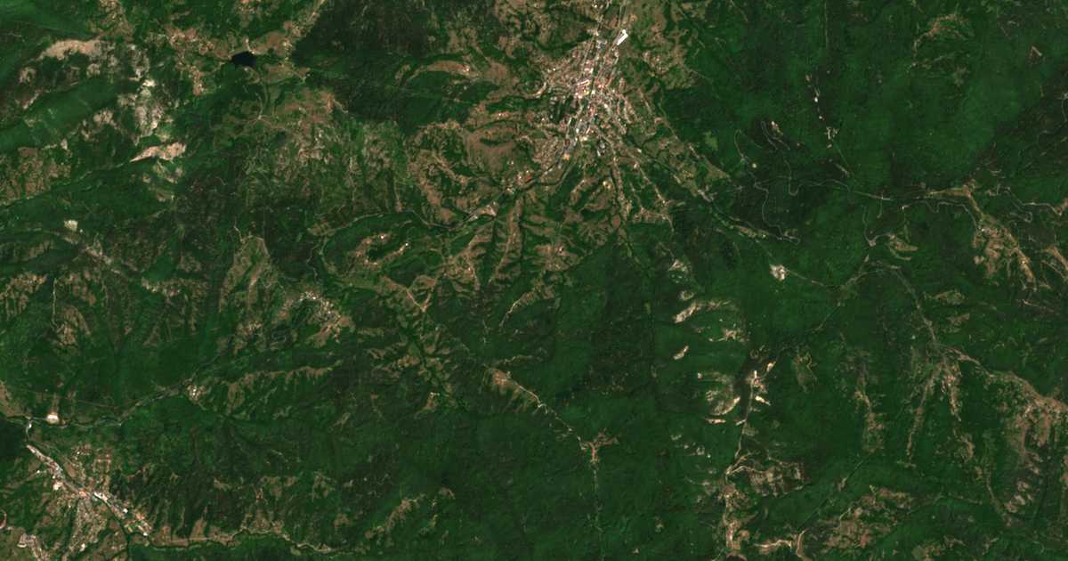 Satellitenkarte von Bistrogled
