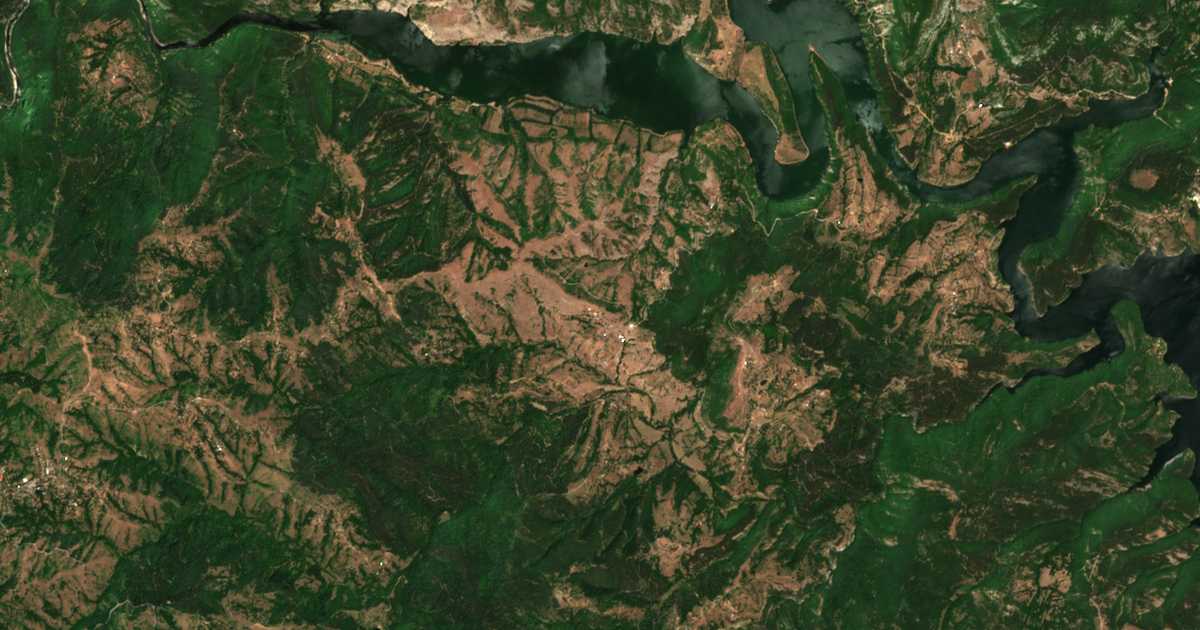 Satellitenkarte von Borovica