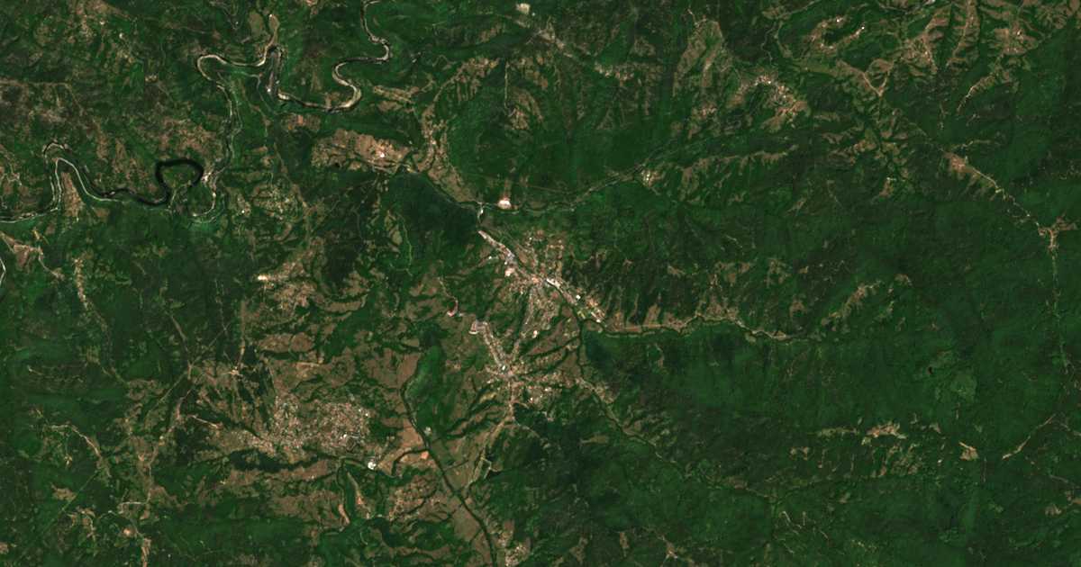 Satellitenkarte von Bjal Izvor