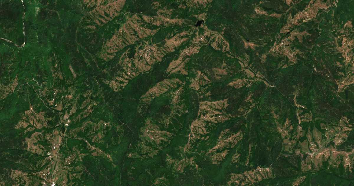 Satellitenkarte von Červena Skala
