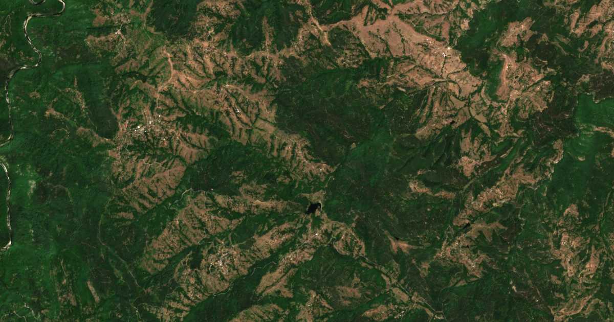 Satellitenkarte von Levci