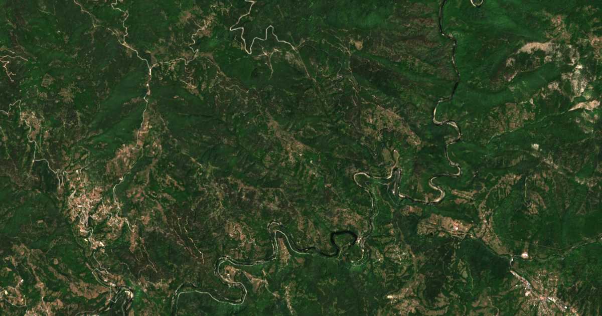 Satellitenkarte von Musevo