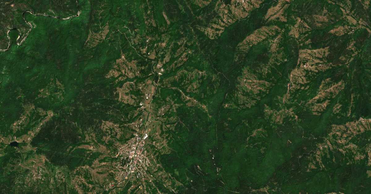 Satellitenkarte von Pravdoljub