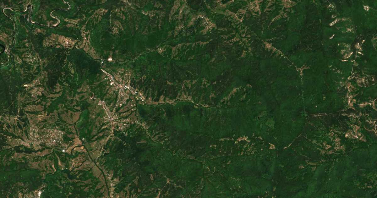 Satellitenkarte von Srunsko