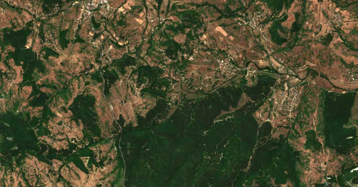 Satellitenkarte von Bǎrza reka