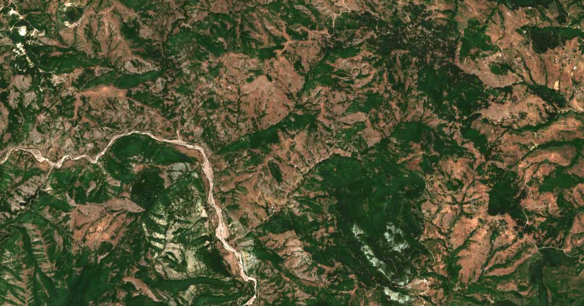Satellitenkarte von Bosilica