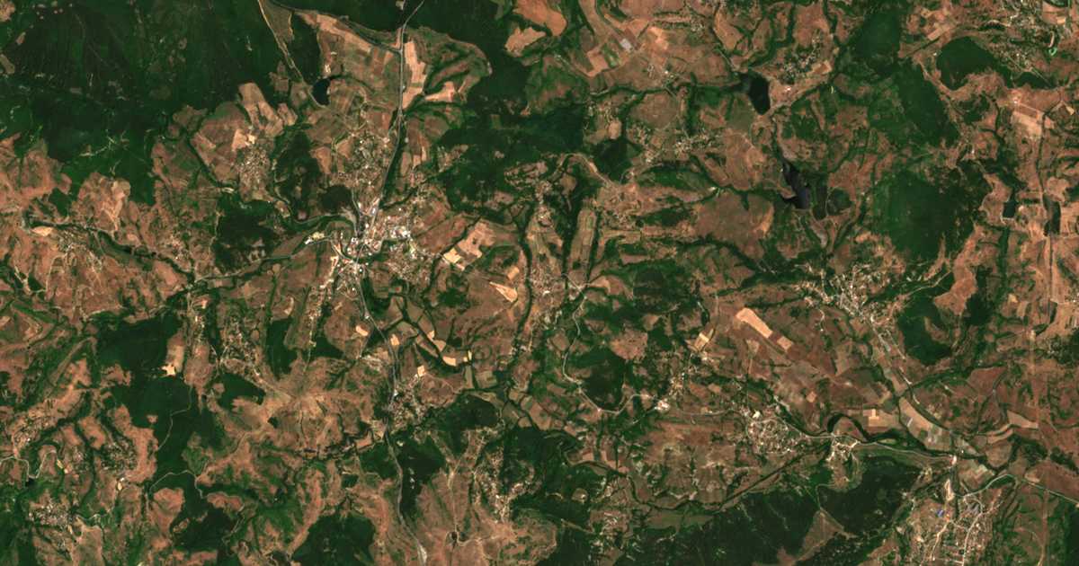 Satellitenkarte von Draganovo