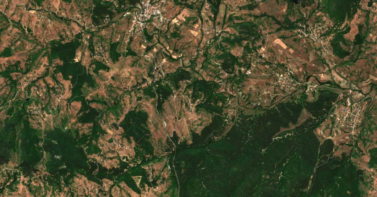 Satellitenkarte von Patica