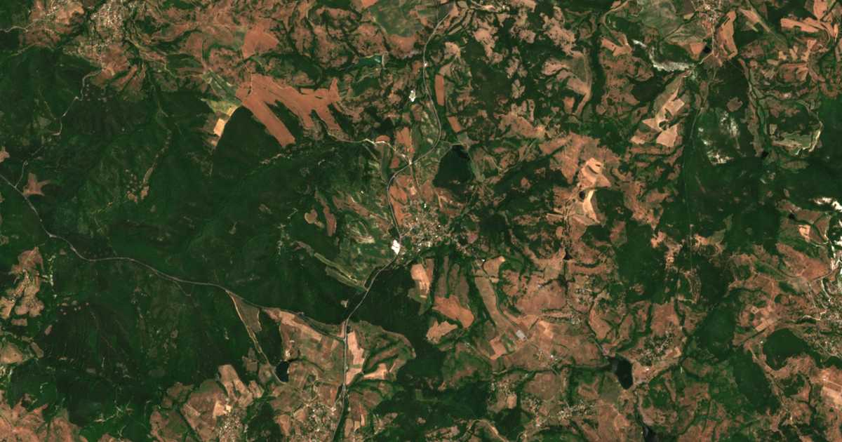 Satellitenkarte von Pčelarovo