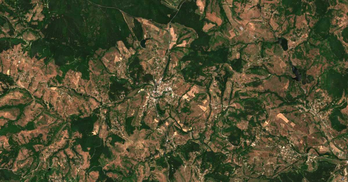 Satellitenkarte von Prjaporec