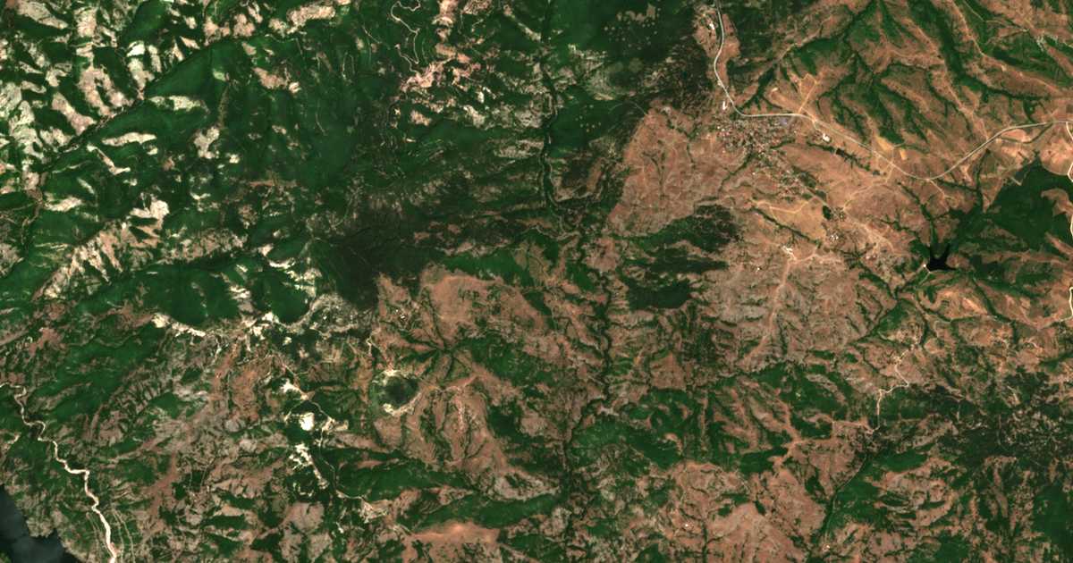 Satellitenkarte von Sredska