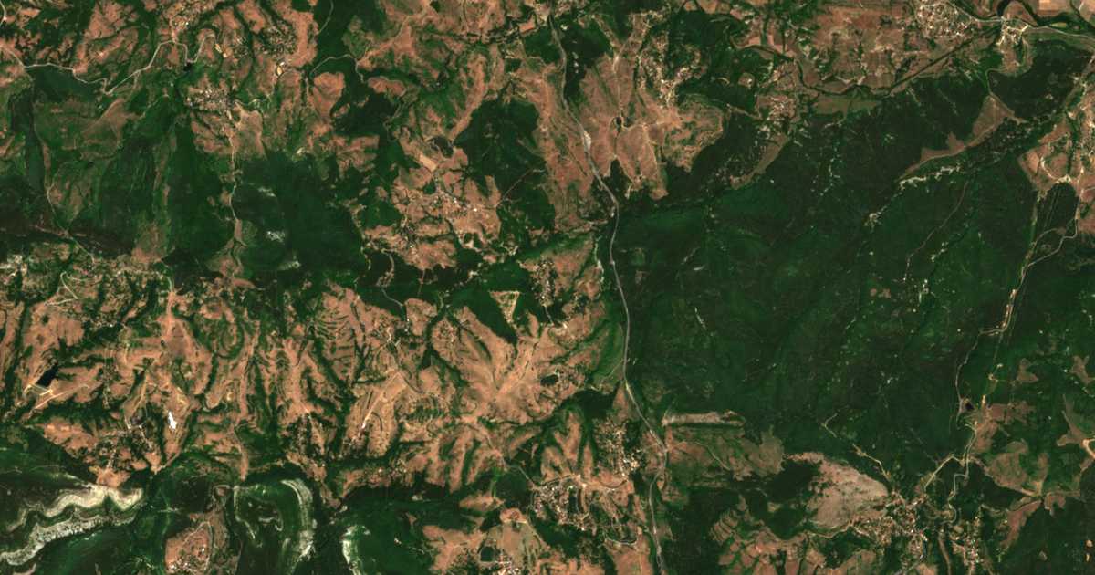 Satellitenkarte von Stražnica