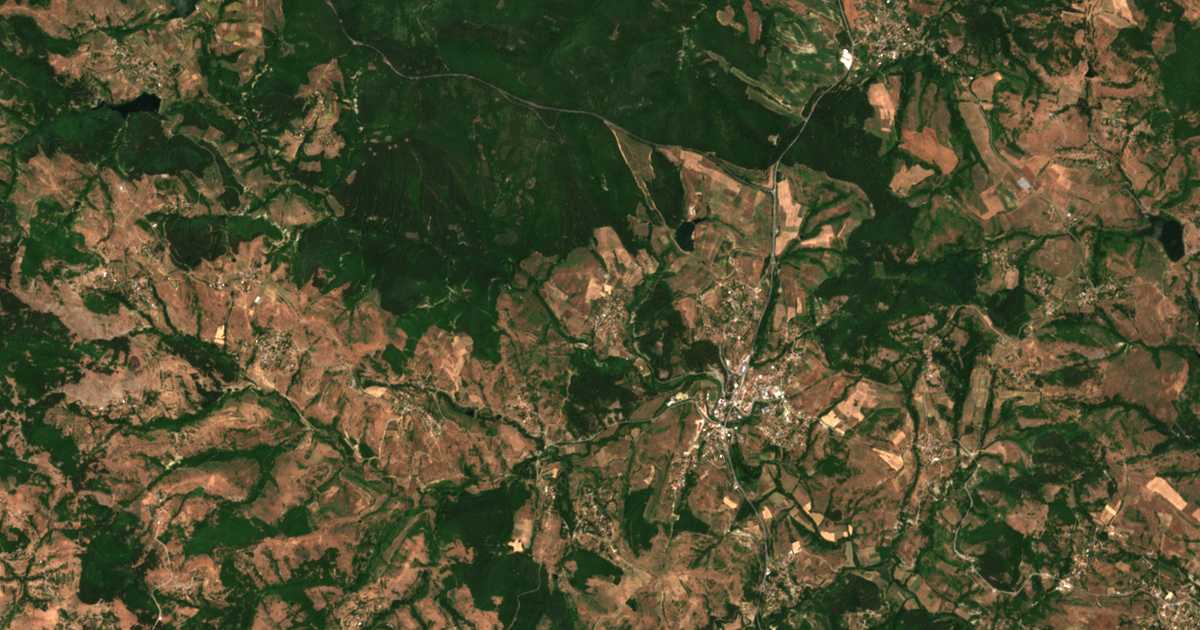 Satellitenkarte von Jabǎlčeni
