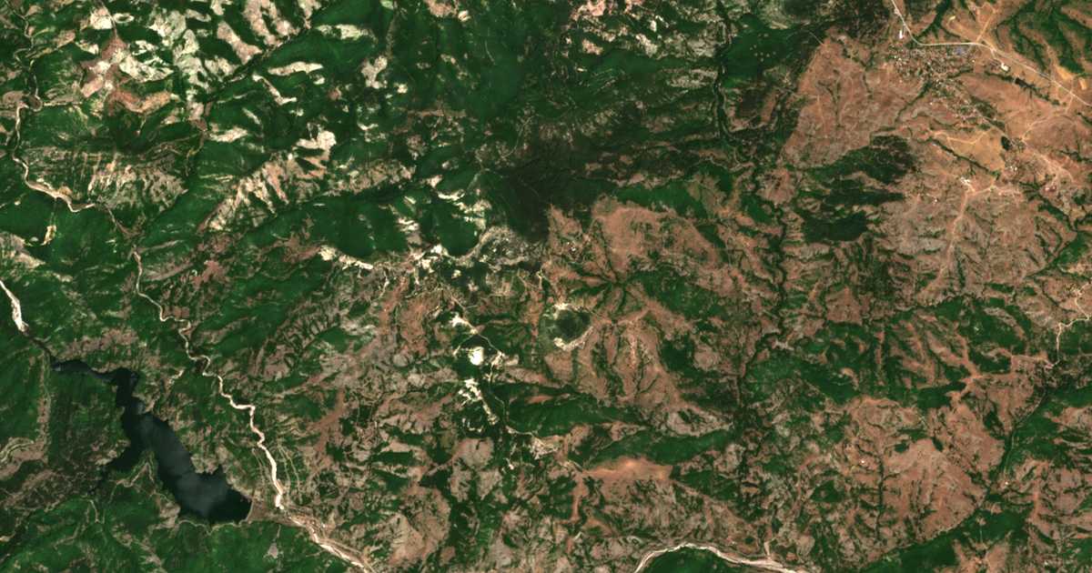 Satellitenkarte von Ženda