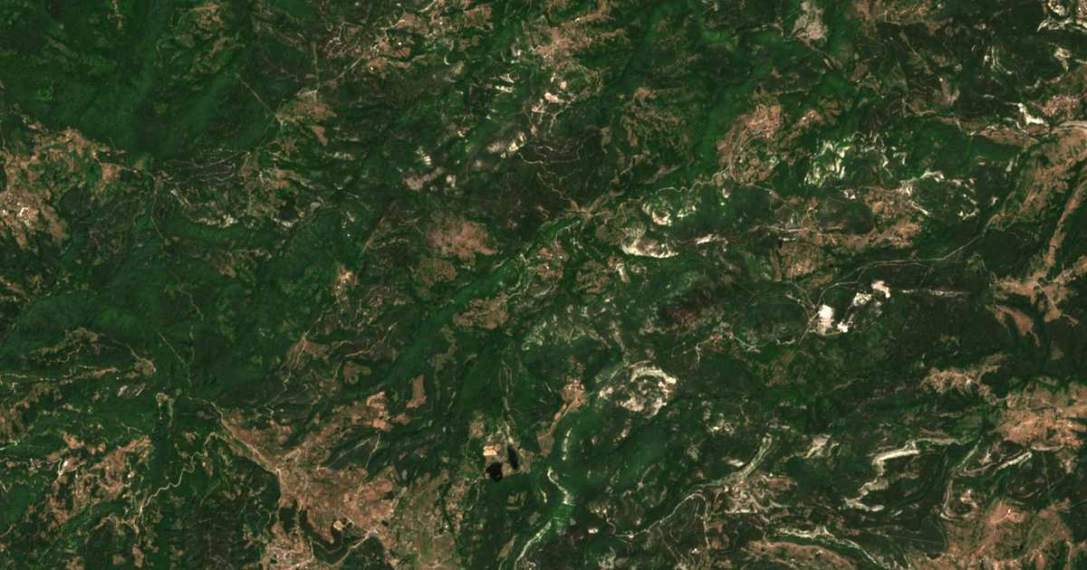 Satellitenkarte von Brežana