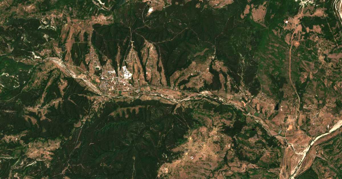 Satellitenkarte von Čakalci