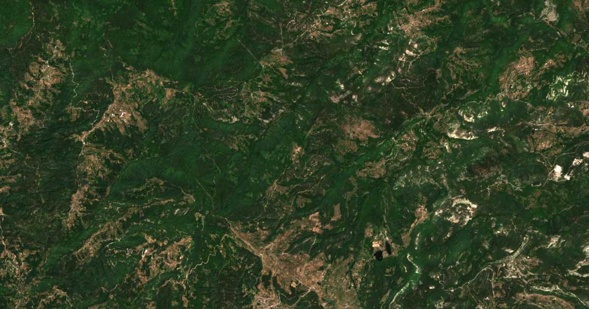 Satellitenkarte von Čereška
