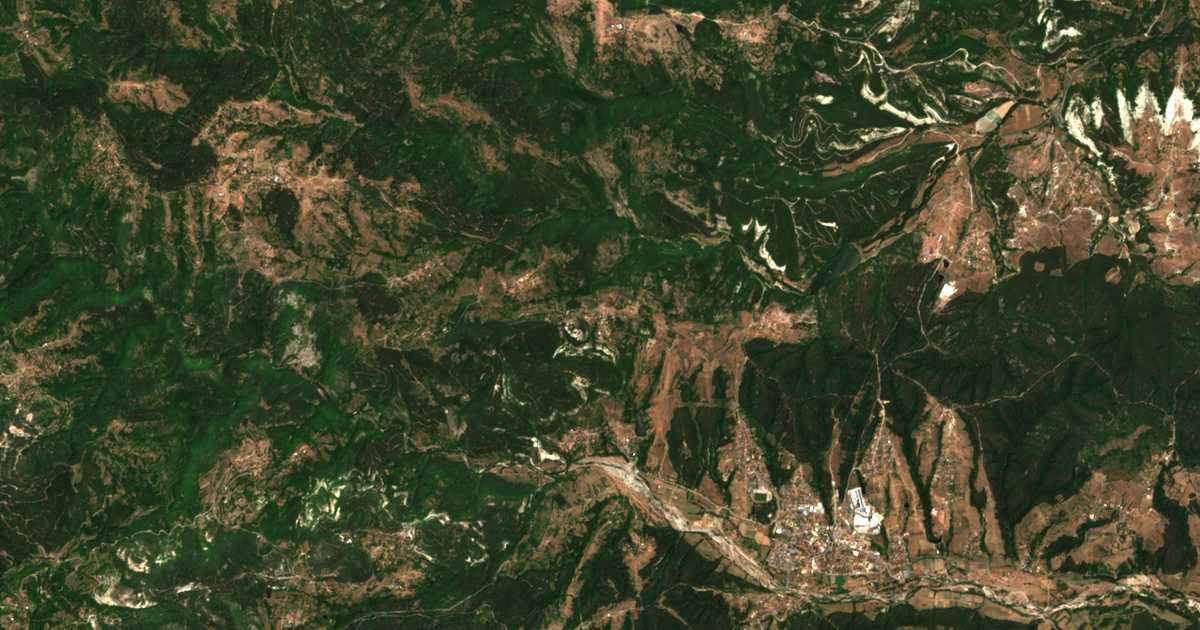 Satellitenkarte von Paprat