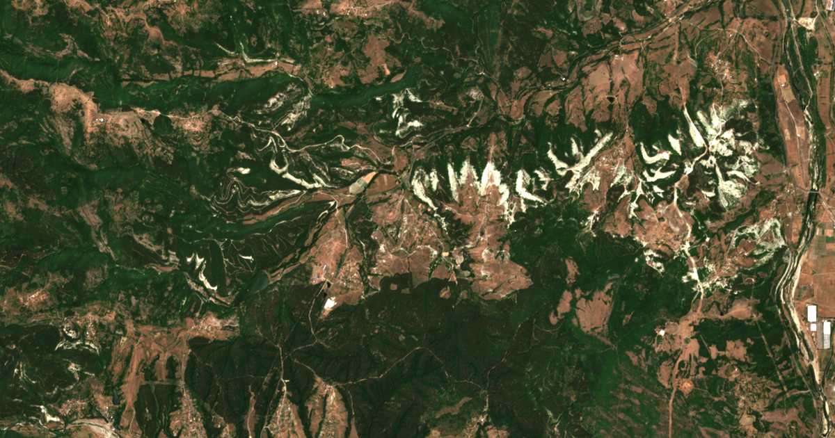 Satellitenkarte von Plazište