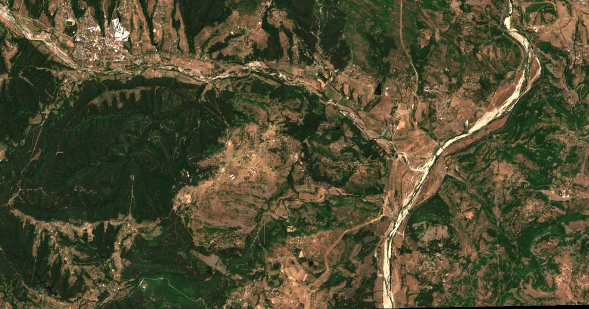 Satellitenkarte von Poljanec