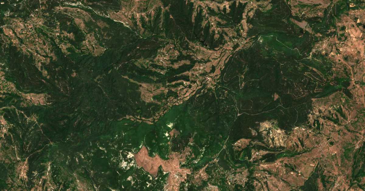 Satellitenkarte von Ridino