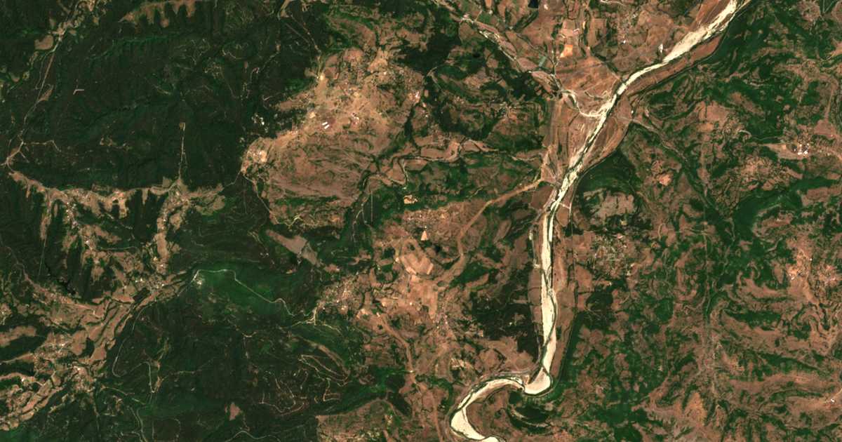 Satellitenkarte von Rogozari