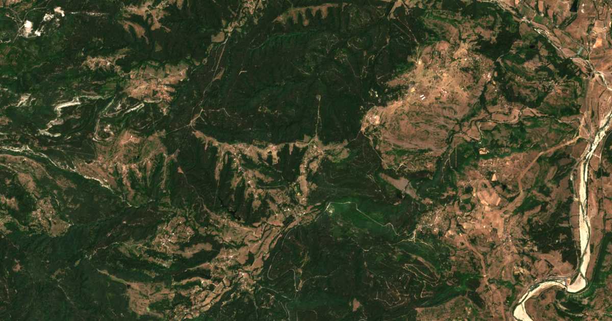Satellitenkarte von Skalina