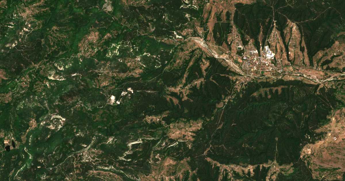 Satellitenkarte von Telčarka