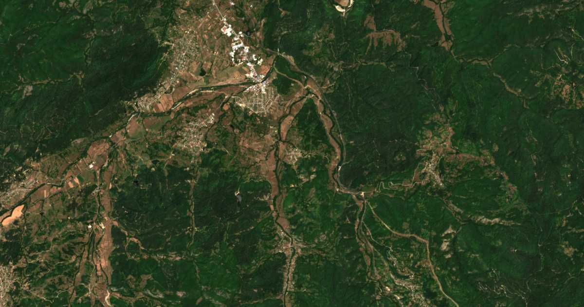 Satellitenkarte von Aprilci