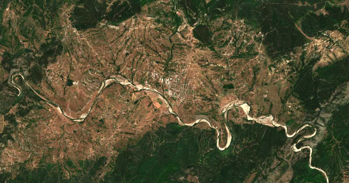Satellitenkarte von Benkovski