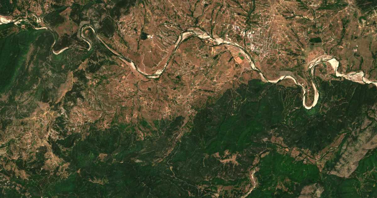 Satellitenkarte von Kitna