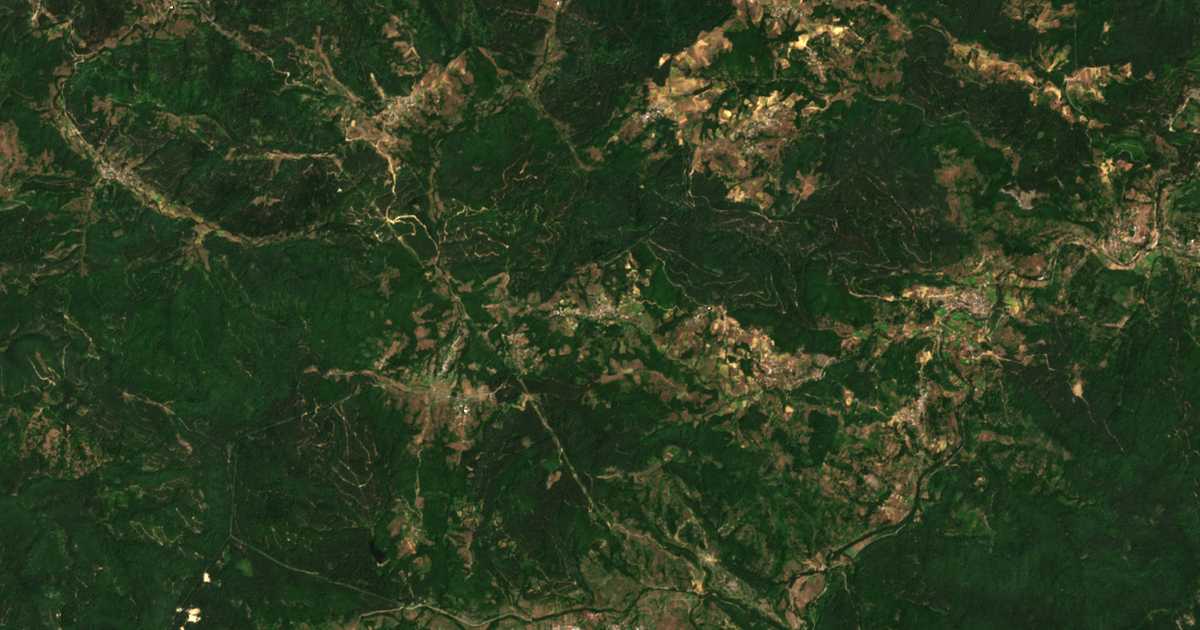 Satellitenkarte von Kran
