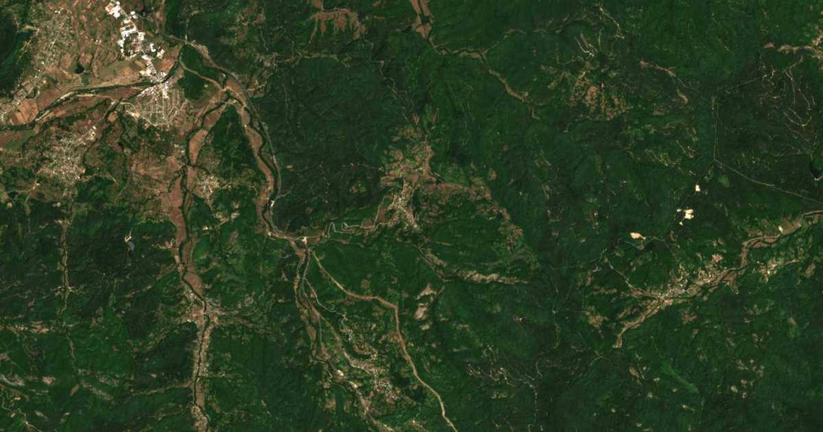 Satellitenkarte von Orlica