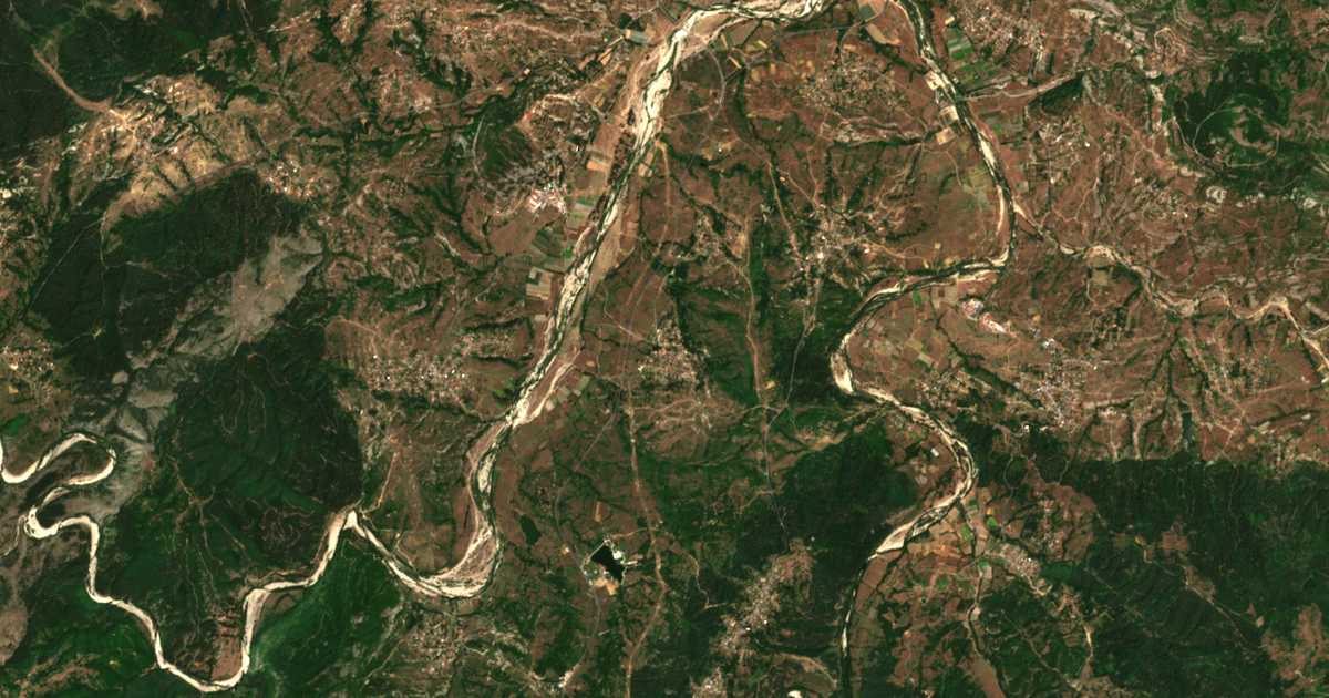 Satellitenkarte von Pǎrvica