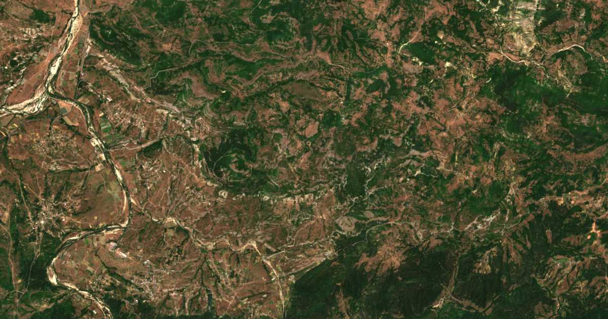 Satellitenkarte von Sekirka