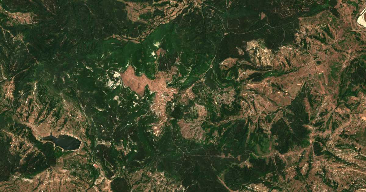 Satellitenkarte von Stomanci