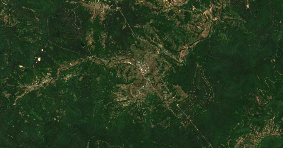 Satellitenkarte von Tihomir