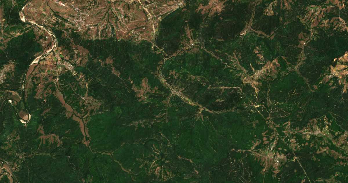 Satellitenkarte von Vǎlčanka