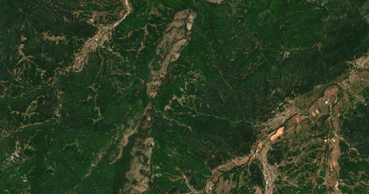 Satellitenkarte von Jakovica