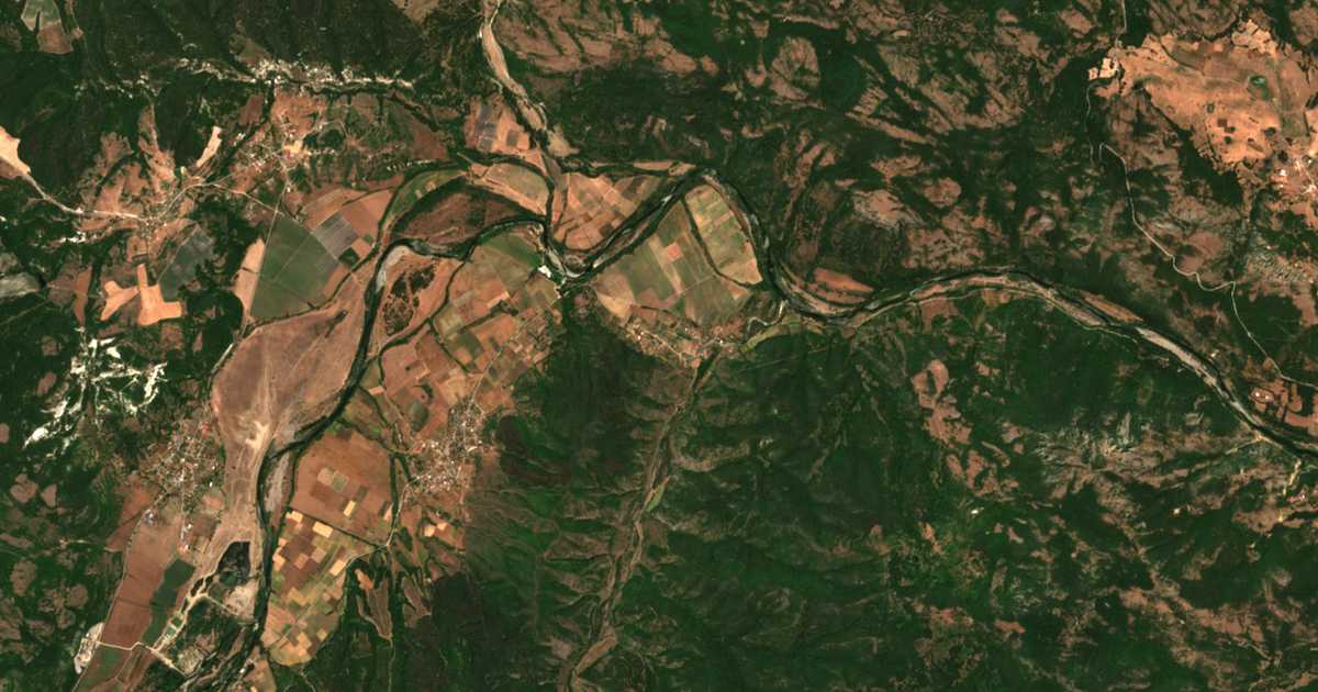 Satellitenkarte von Brjagovec