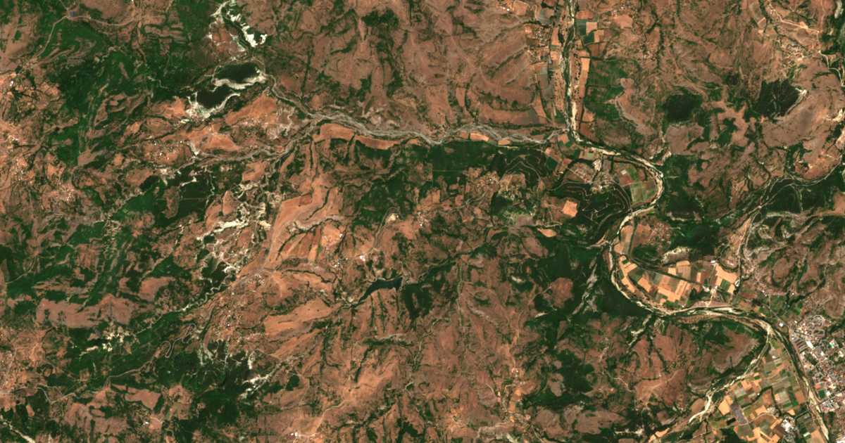 Satellitenkarte von Gorna Kula
