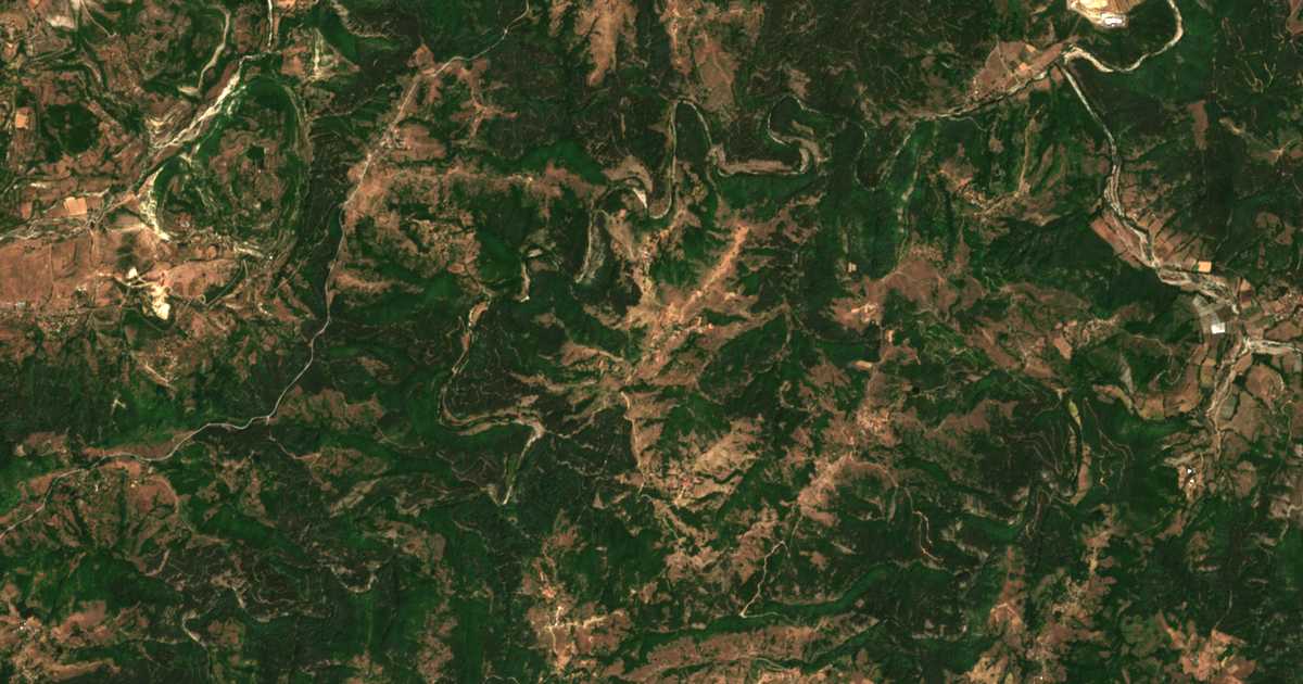 Satellitenkarte von Hrastovo