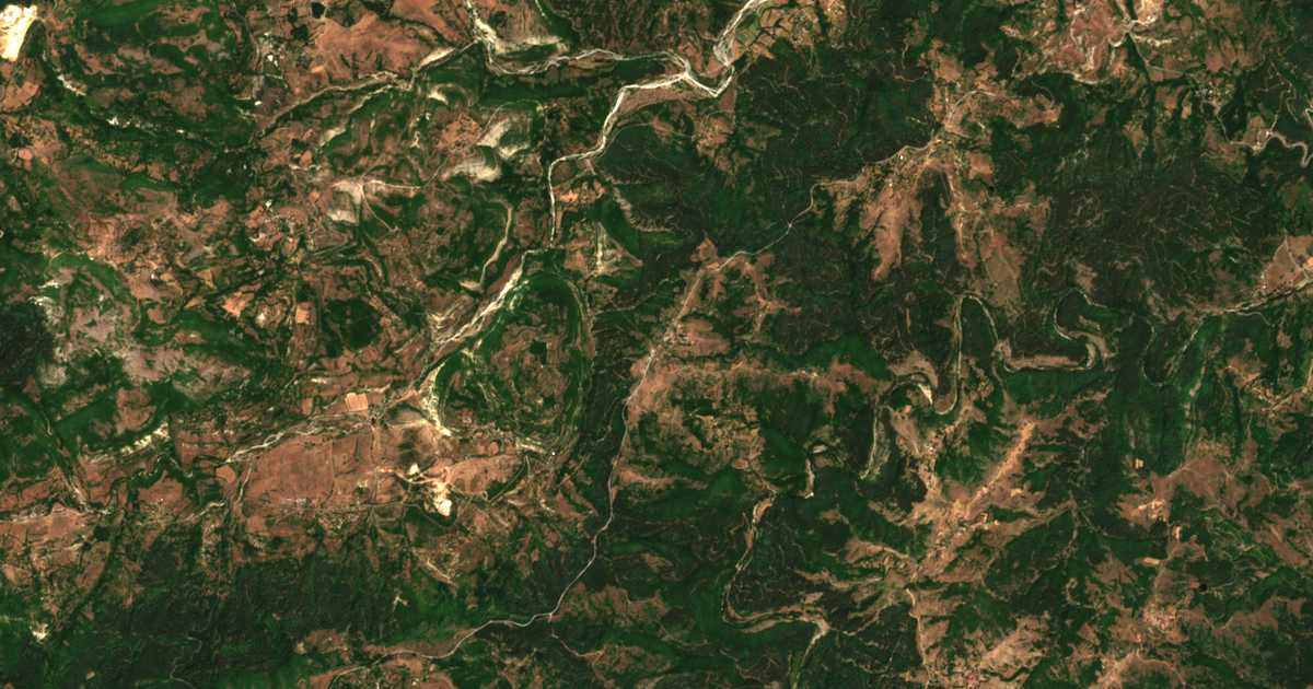 Satellitenkarte von Kandilka