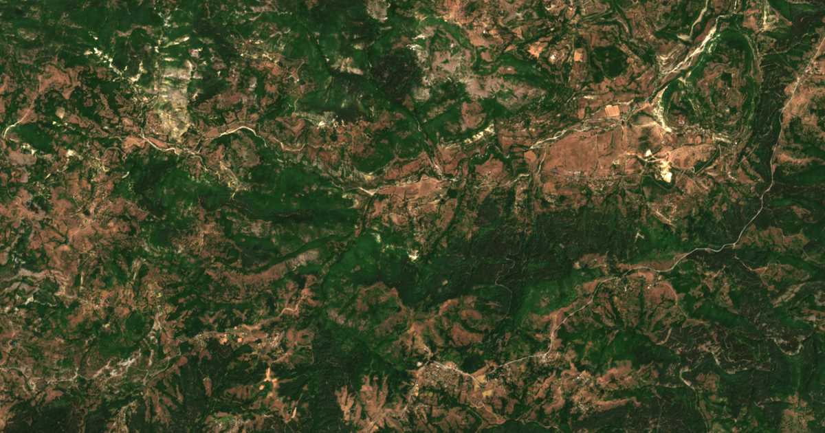 Satellitenkarte von Malka Činka