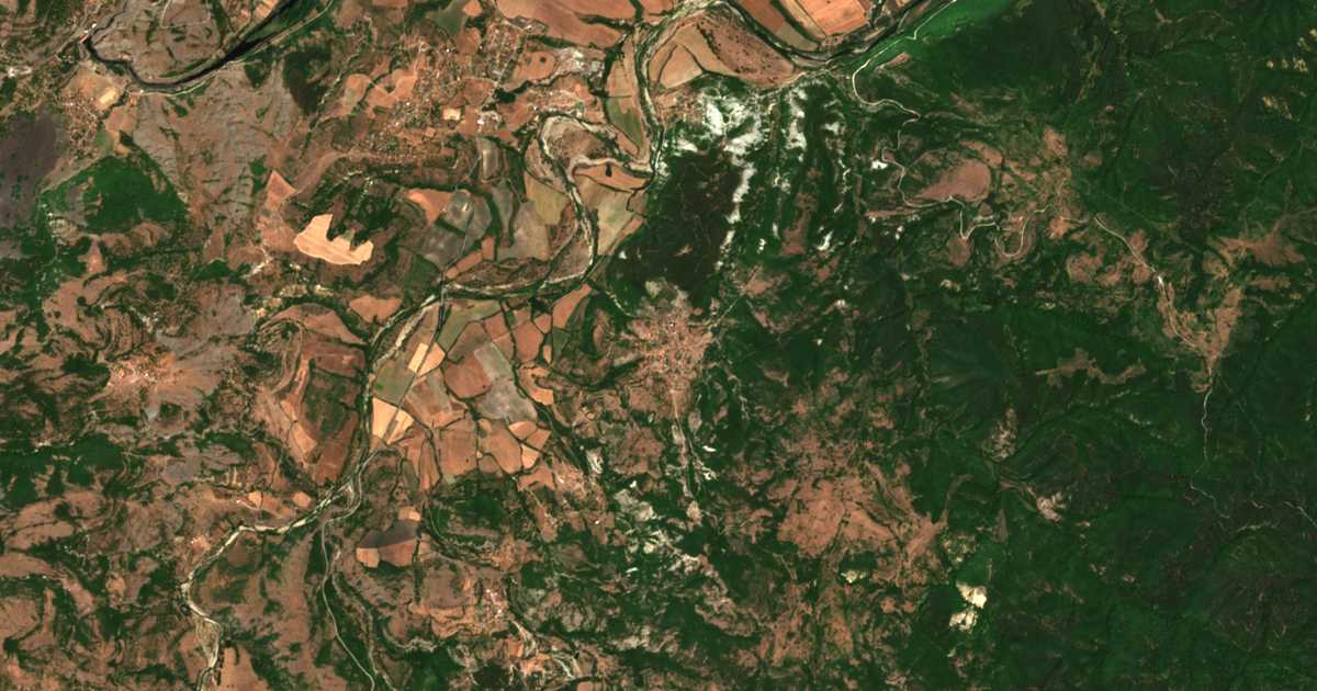 Satellitenkarte von Morjanci