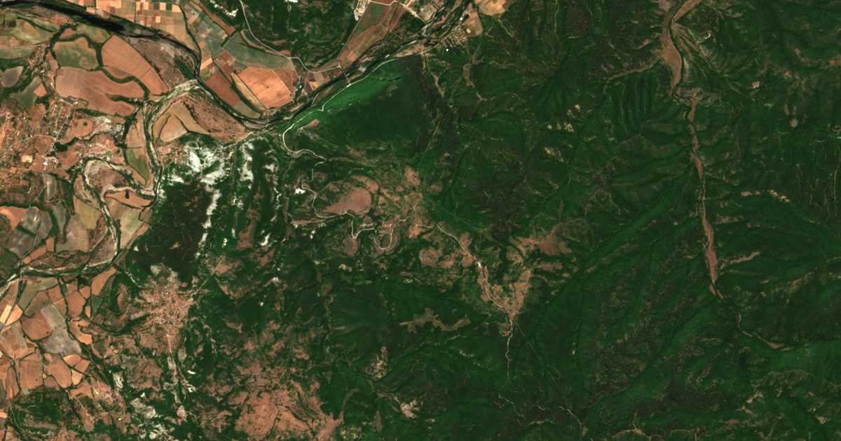 Satellitenkarte von Orešari